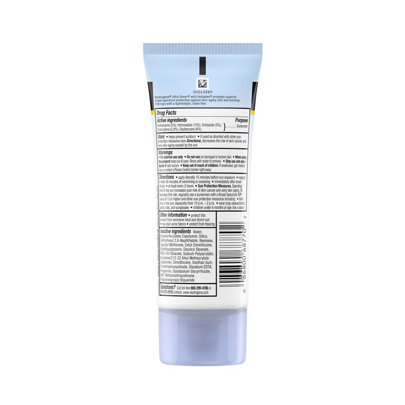 Neutrogena Ultra Sheer Dry-Touch Broad Spectrum SPF 70 Sunscreen