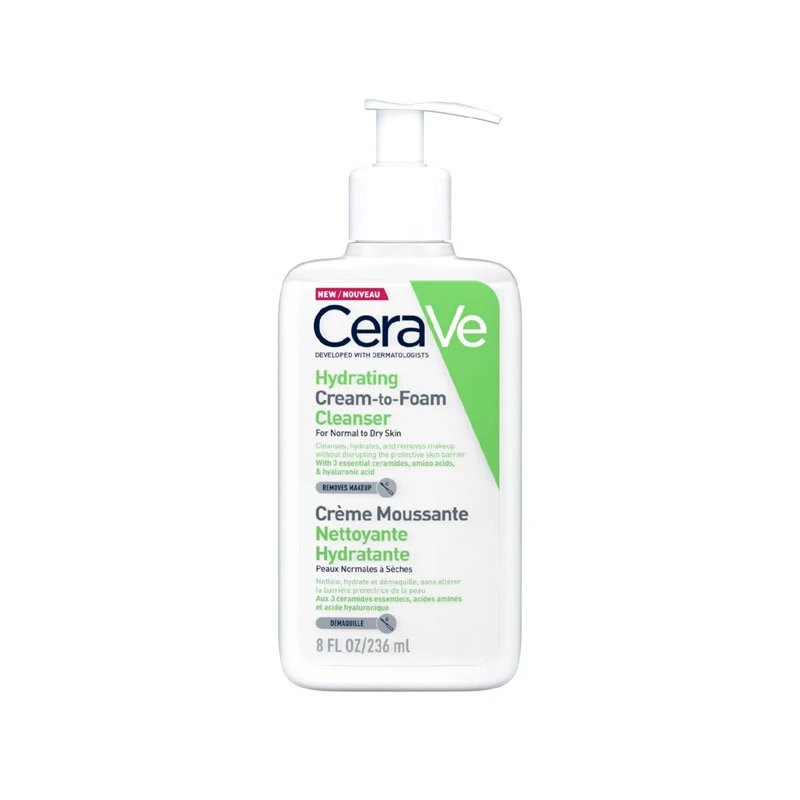 CeraVe Hydrating Cream to Foam Cleanser