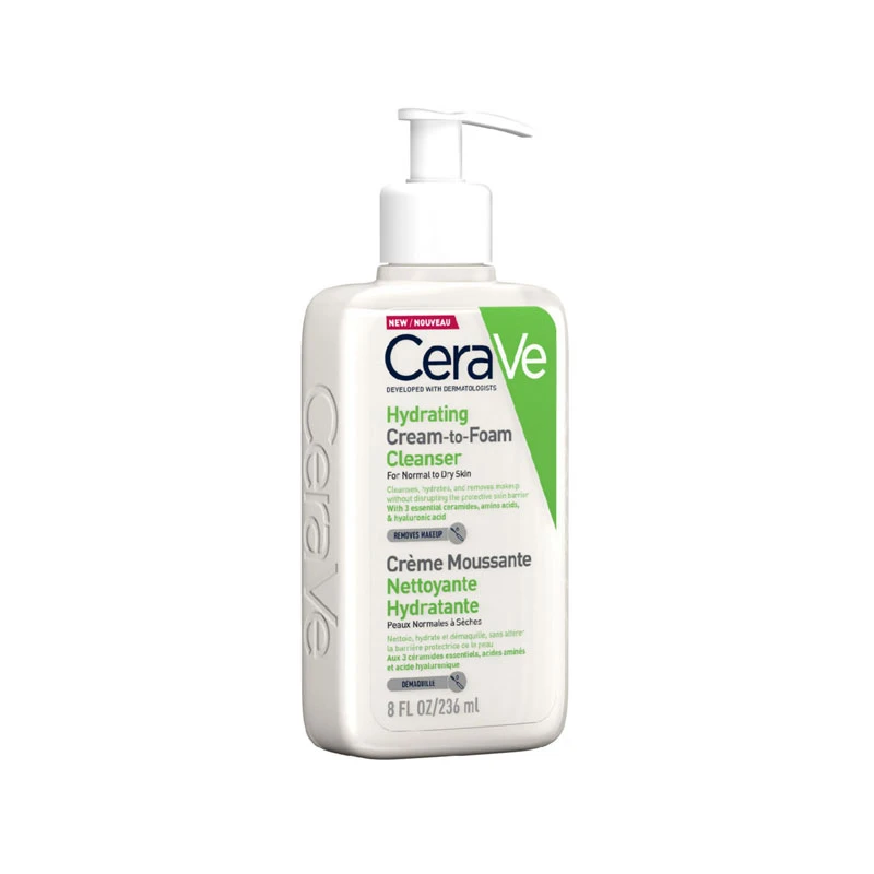CeraVe Hydrating Cream to Foam Cleanser - Image 3
