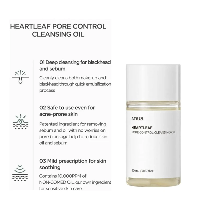 Anua Heartleaf Pore Control Cleansing Oil