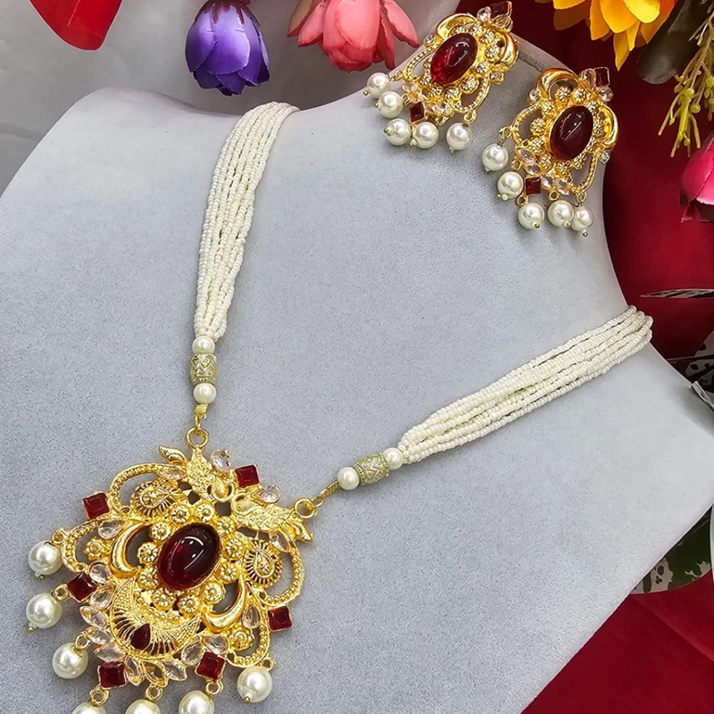 Designer Pearl & Stone Set - Image 4