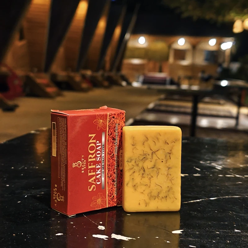Saffron Cake Soap - Image 3