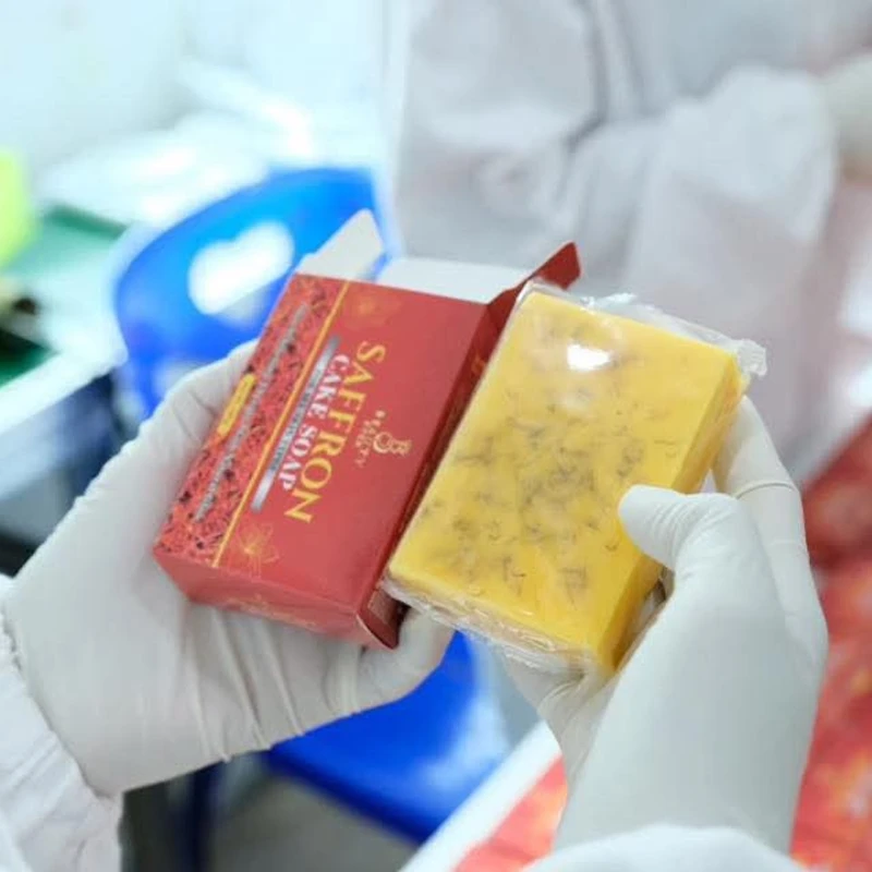 Saffron Cake Soap - Image 4