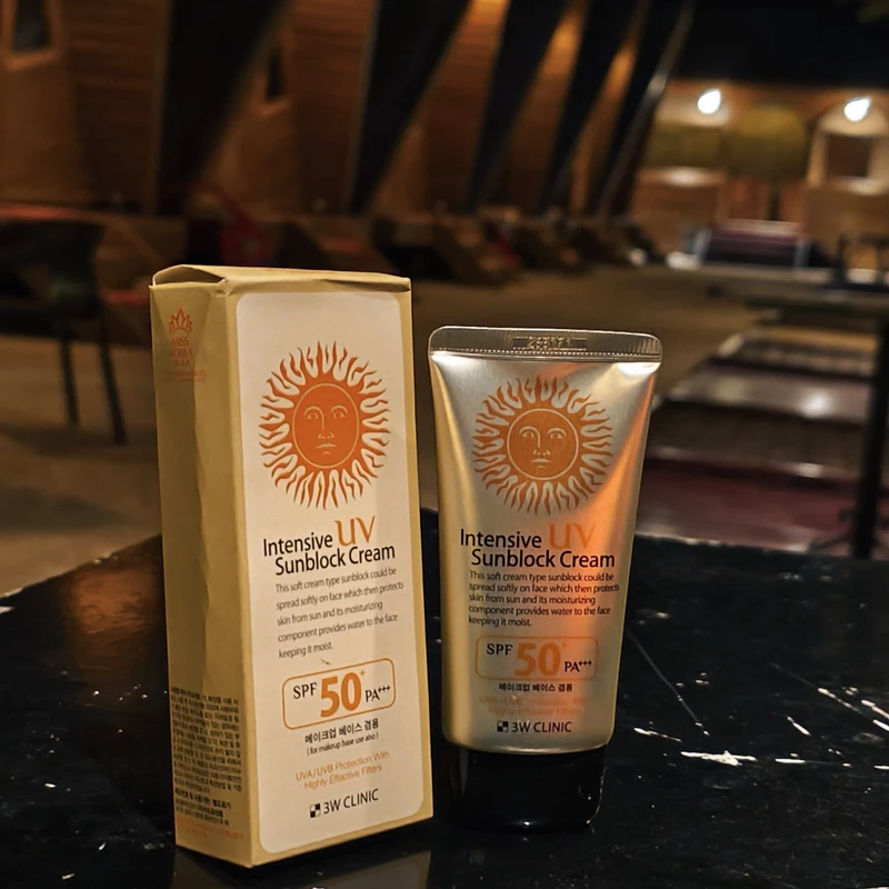 3W Clinic Intensive Uv Sun Block Cream