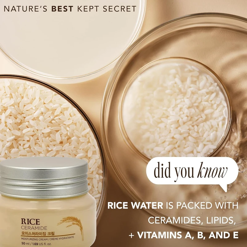 The Face Shop Rice Ceramide Moisturizing Cream - Image 3