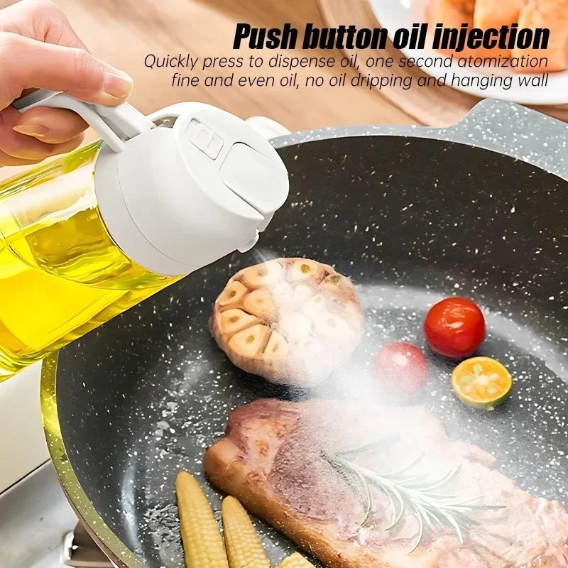 Imported 2-in-1 Glass Oil Dispenser & Spray Bottle