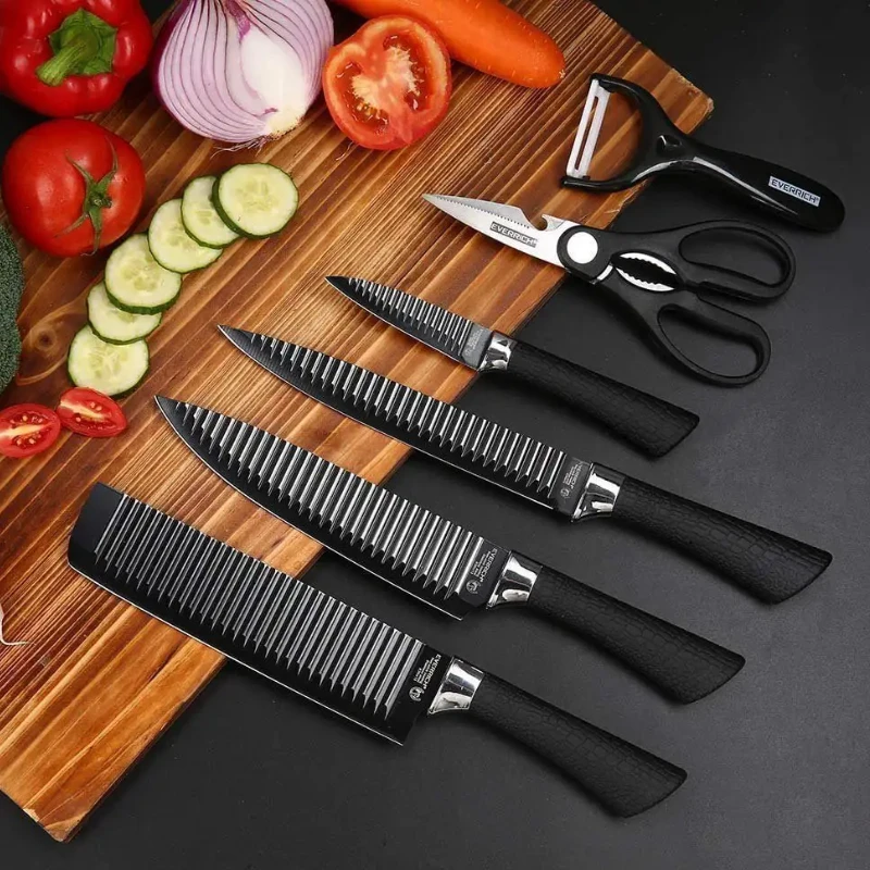 Imported Zepter 6 Pics Knife Set + 3 Stage Knife Sharpener Combo - Image 4