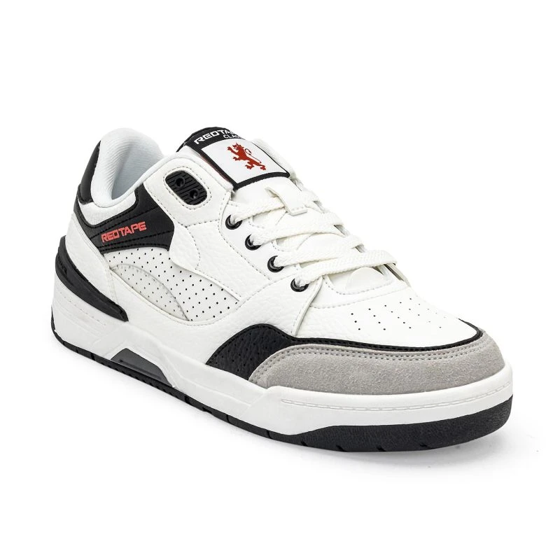 Red Tape Men’s Casual Sneakers | Cushioned Insole, Slip-Resistant, Arch & Shock Support