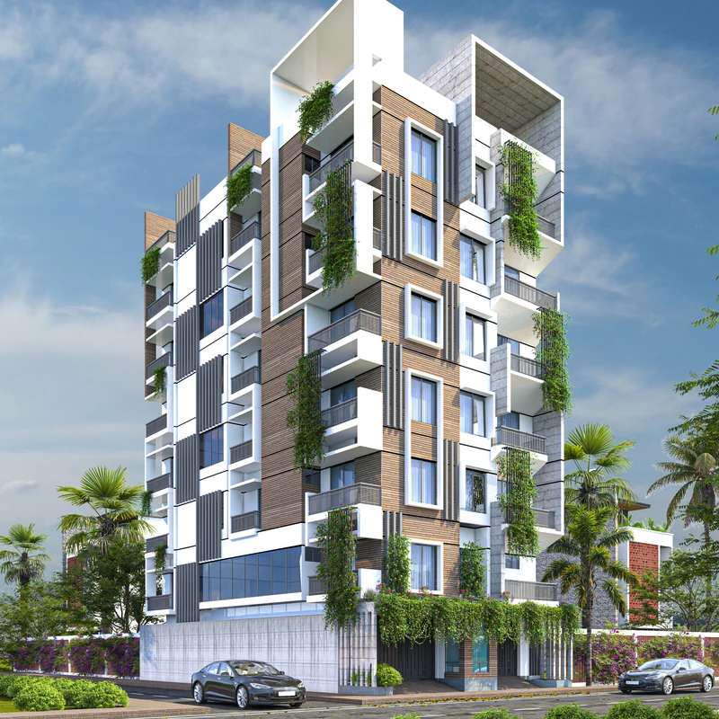 নিরিবিলি- ৭ তম  তলা - আবাসিক-ভবন - বাজেট -  ৩ কোটি ৪৮ লক্ষ টাকা (±)