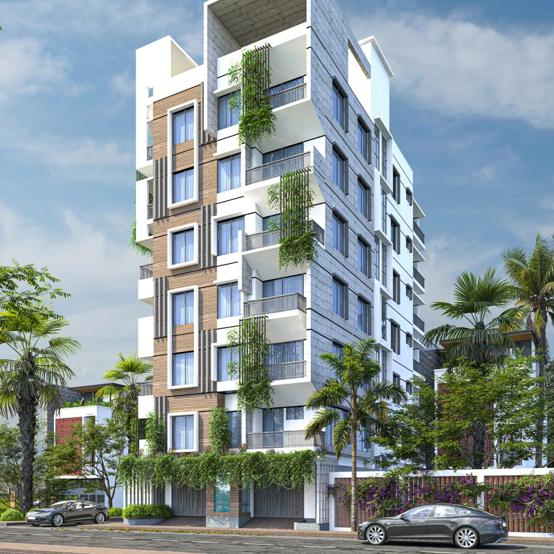 নিরিবিলি- ৭ তম  তলা - আবাসিক-ভবন - বাজেট -  ৩ কোটি ৪৮ লক্ষ টাকা (±) - Image 3