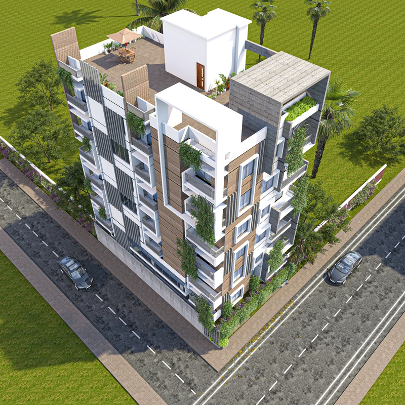 নিরিবিলি- ৭ তম  তলা - আবাসিক-ভবন - বাজেট -  ৩ কোটি ৪৮ লক্ষ টাকা (±) - Image 4