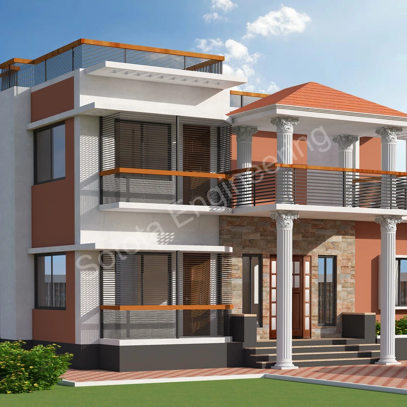 মেঘমহল- ডুপ্লেক্স আবাসিক ভবন - বাজেট ৭১ লাখ - Image 3