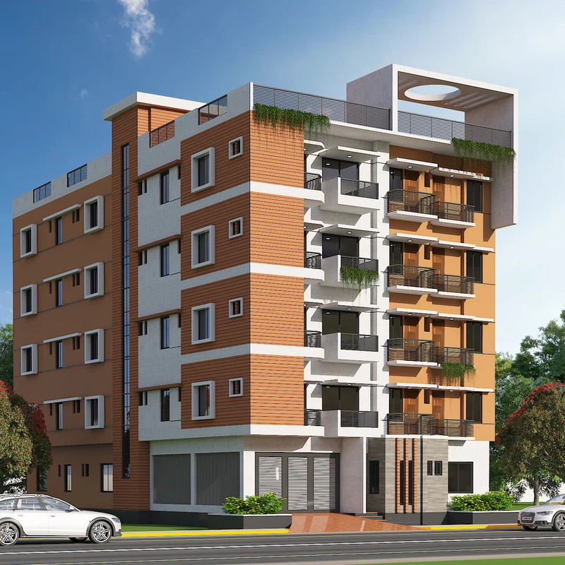 শ্যামল কুটির - ৫ম তলা - আবাসিক-ভবন - বাজেট - ৪ কোটি ২৮ লক্ষ টাকা (±)