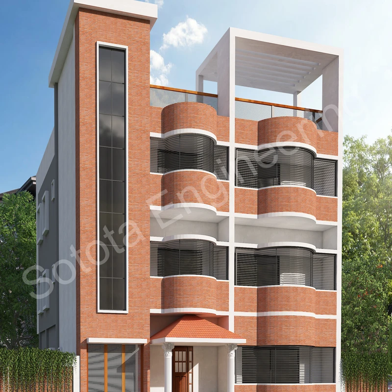 আলো ছায়ার নীড় - ডুপ্লেক্স আবাসিক ভবন - বাজেট ৭৩ লাখ