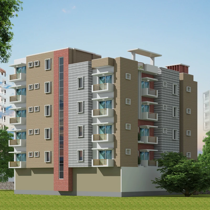 গোধূলি আলো- ৫ম তলা - আবাসিক-ভবন - বাজেট -৪ কোটি ৬০ লক্ষ টাকা (±) - Image 3