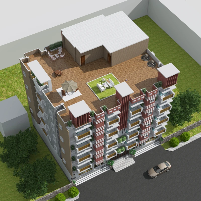 গোধূলি আলো- ৫ম তলা - আবাসিক-ভবন - বাজেট -৪ কোটি ৬০ লক্ষ টাকা (±) - Image 4