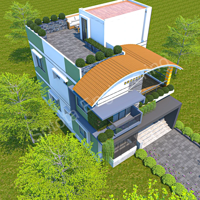 শীতল ছায়া - ডুপ্লেক্স আবাসিক ভবন - বাজেট ৪০ লাখ - Image 4