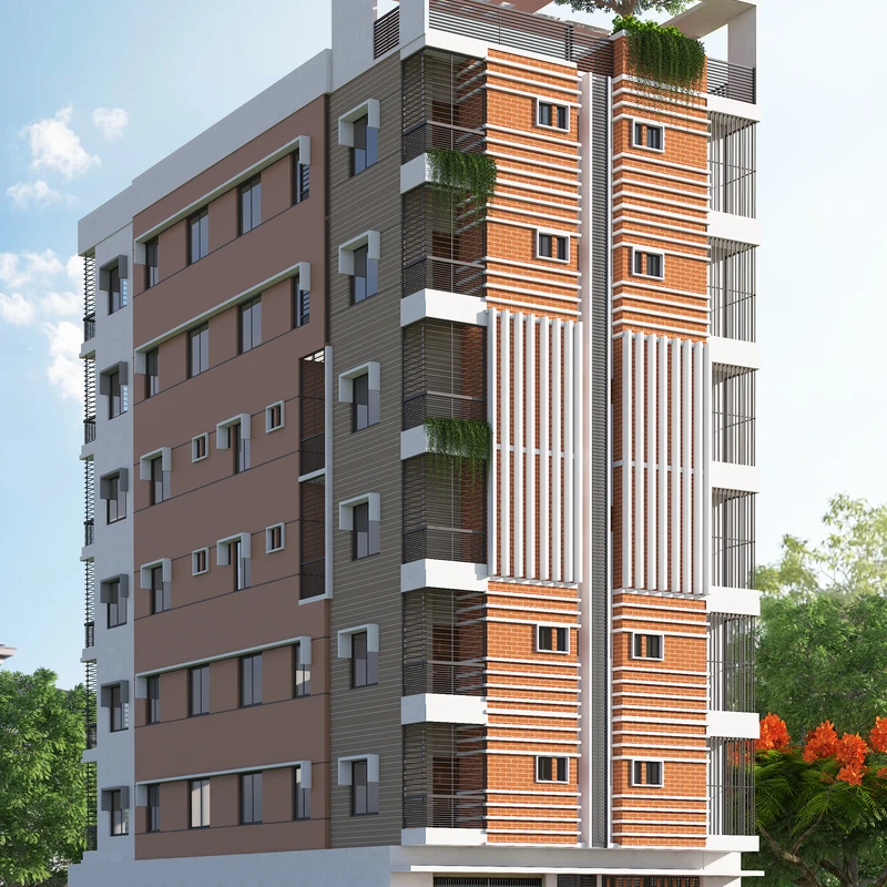 স্বপ্নঘর- ৭ তম  তলা - আবাসিক-ভবন - বাজেট -  ৩ কোটি ৮৭ লক্ষ টাকা (±)