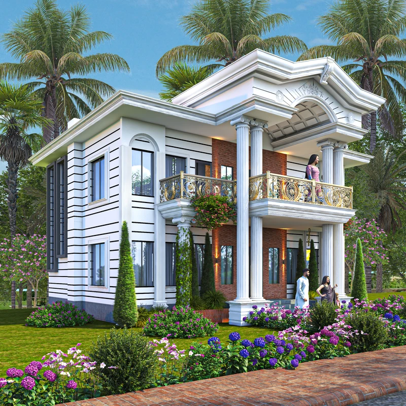 স্নেহধারা ভিলা - ডুপ্লেক্স আবাসিক ভবন - বাজেট ৭০ লাখ - Image 3