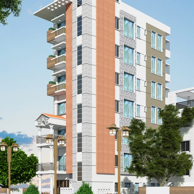 অরন্যমালা- ৭ তম  তলা - আবাসিক-ভবন - বাজেট -  ১ কোটি ৯৩ লক্ষ টাকা (±)