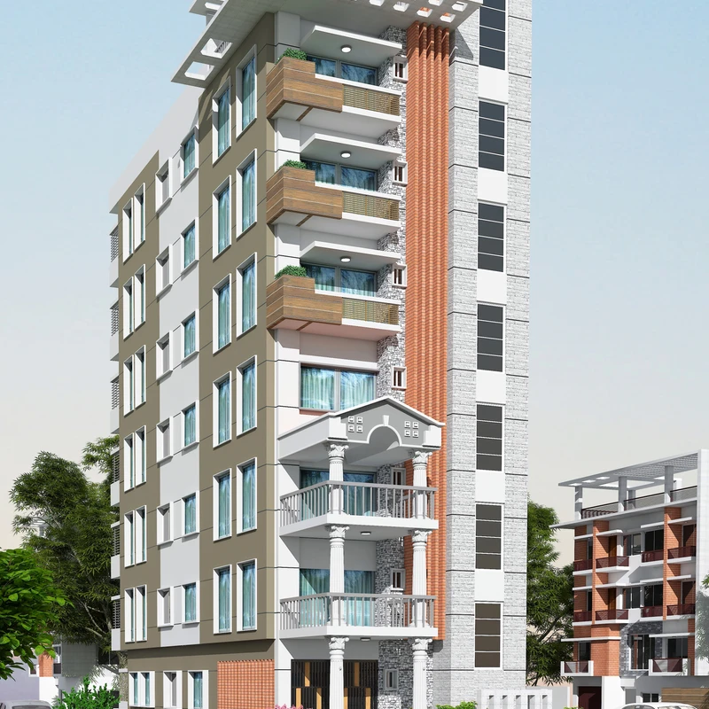 অরন্যমালা- ৭ তম  তলা - আবাসিক-ভবন - বাজেট -  ১ কোটি ৯৩ লক্ষ টাকা (±)