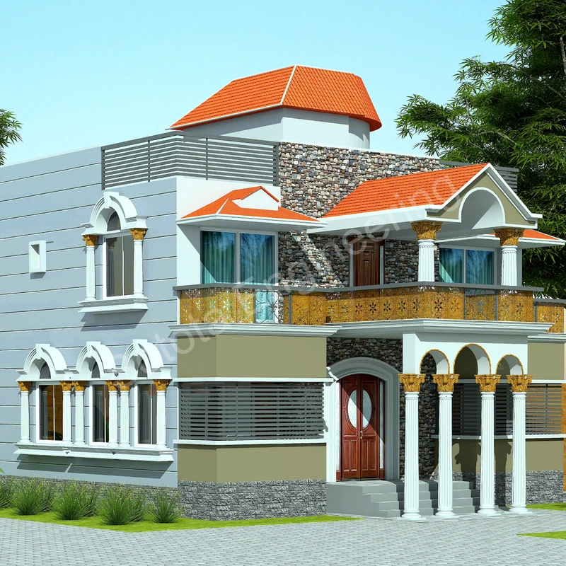 অধরা মঞ্জিল- ডুপ্লেক্স আবাসিক ভবন - বাজেট ৬৫ লাখ