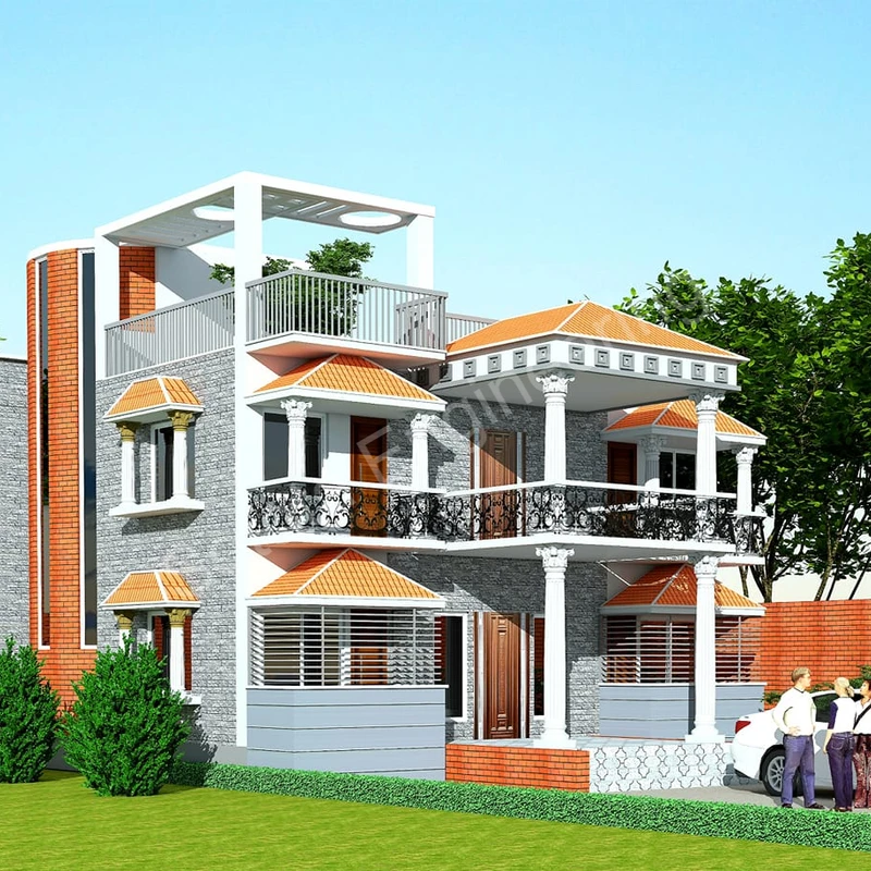 স্বপ্নভবন-ডুপ্লেক্স আবাসিক ভবন - বাজেট ৭২ লাখ