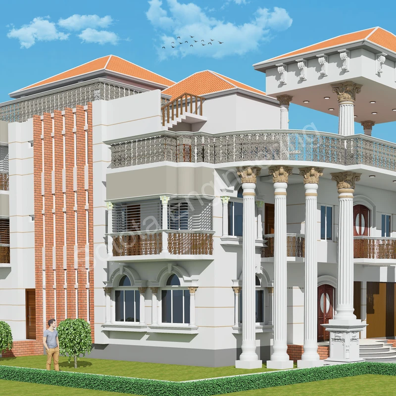 অরন্য শোভা কুটির - ডুপ্লেক্স আবাসিক ভবন - বাজেট ১কোটি ৯০ লাখ