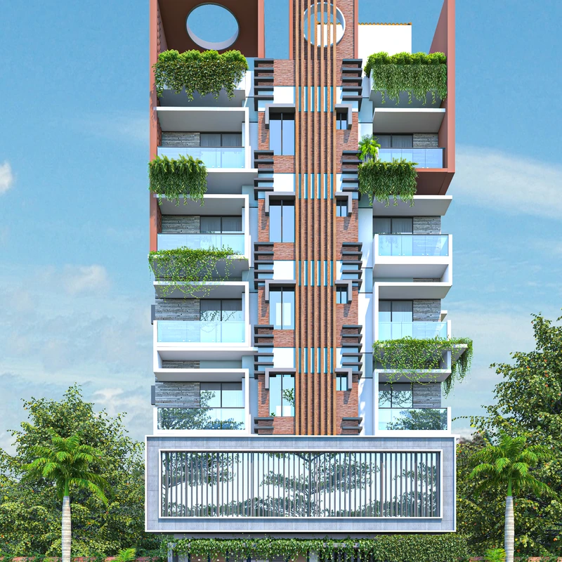 আলোর ভবন-  ৬ষ্ট  তলা - আবাসিক-ভবন - বাজেট - ১ কোটি ৯৯ লক্ষ টাকা (± - Image 1