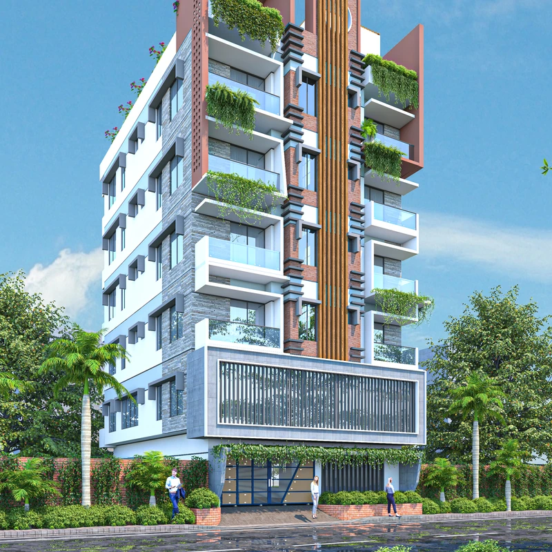 আলোর ভবন-  ৬ষ্ট  তলা - আবাসিক-ভবন - বাজেট - ১ কোটি ৯৯ লক্ষ টাকা (± - Image 2