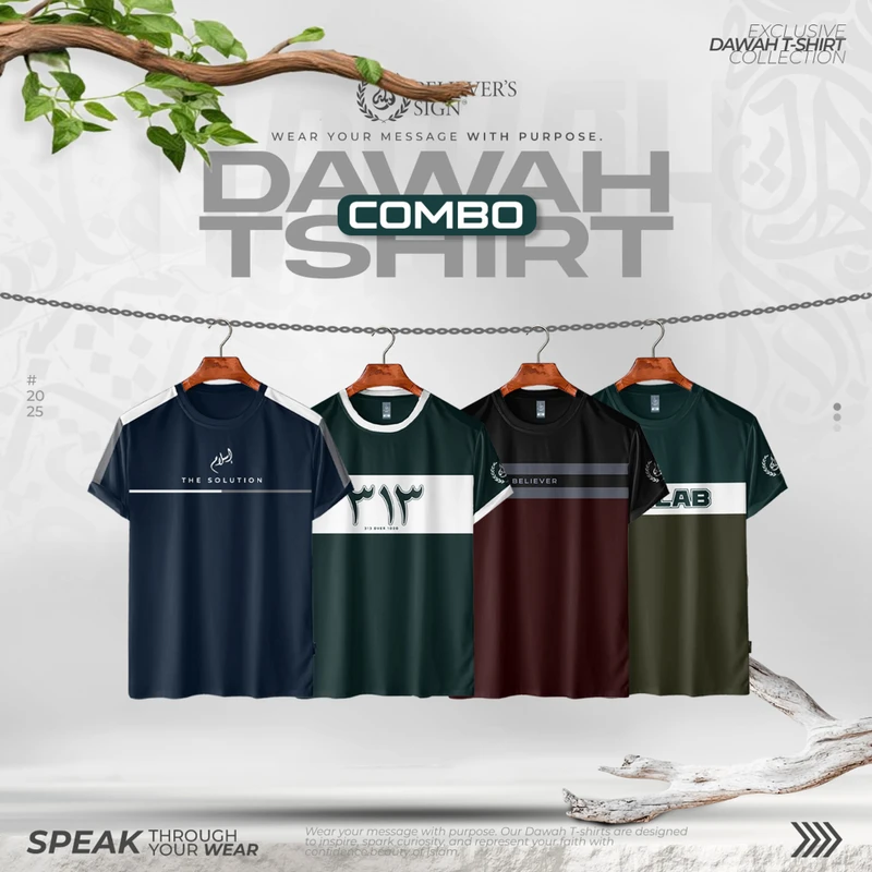 Summer T-Shirt Combo 4 Pcs