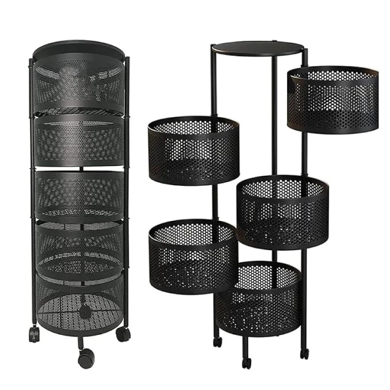 Kitchen Storage Rack 5 Layer-Round