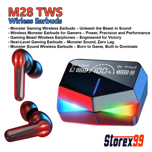 M28 TWS Wireless Earbuds - Image 6
