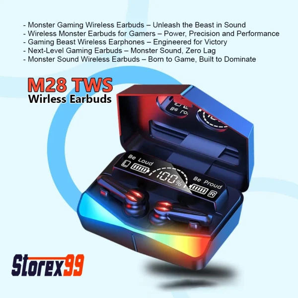 M28 TWS Wireless Earbuds - Image 9