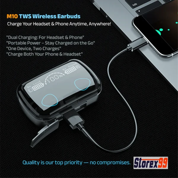 M10 TWS Wireless Earbuds