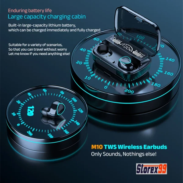 M10 TWS Wireless Earbuds - Image 4