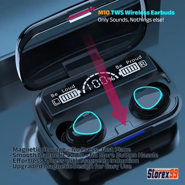 M10 TWS Wireless Earbuds - Image 6