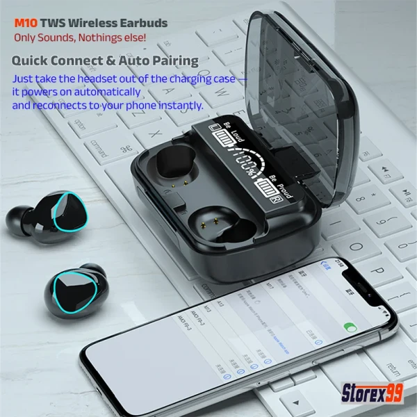 M10 TWS Wireless Earbuds - Image 7