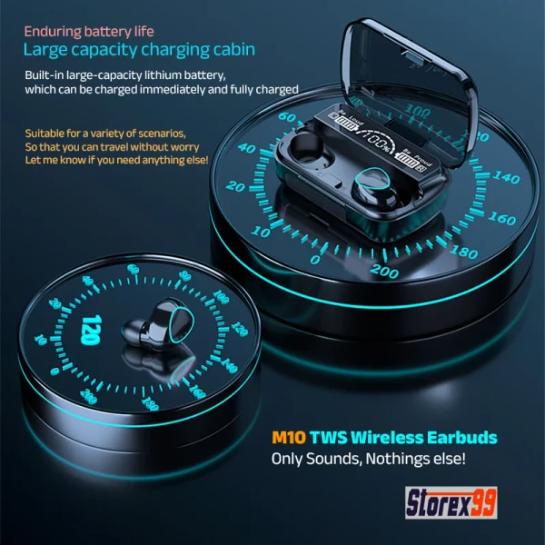 M10 TWS Wireless Earbuds - Image 8