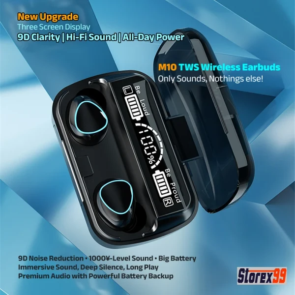 M10 TWS Wireless Earbuds - Image 9