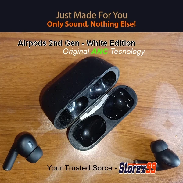 Apple Airpods 2nd Gen ANC (Black Edition) - Image 3
