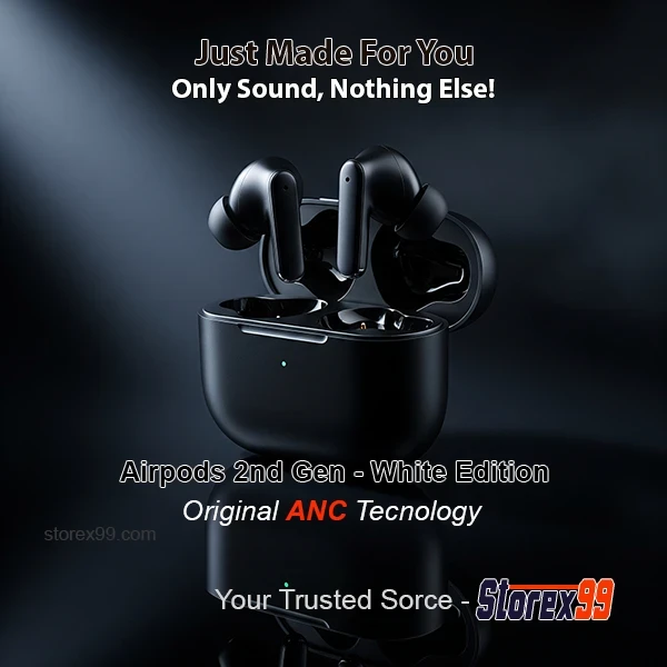 Apple Airpods 2nd Gen ANC (Black Edition) - Image 6