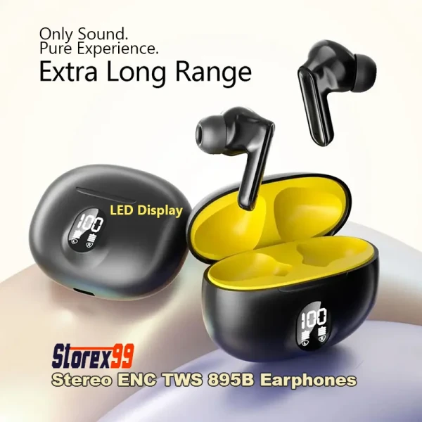 Stereo ENC TWS 895B Earphones - Image 6