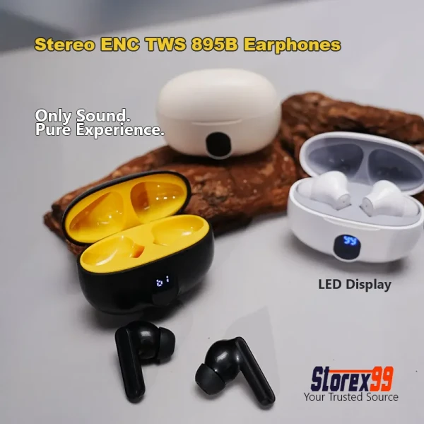 Stereo ENC TWS 895B Earphones - Image 9