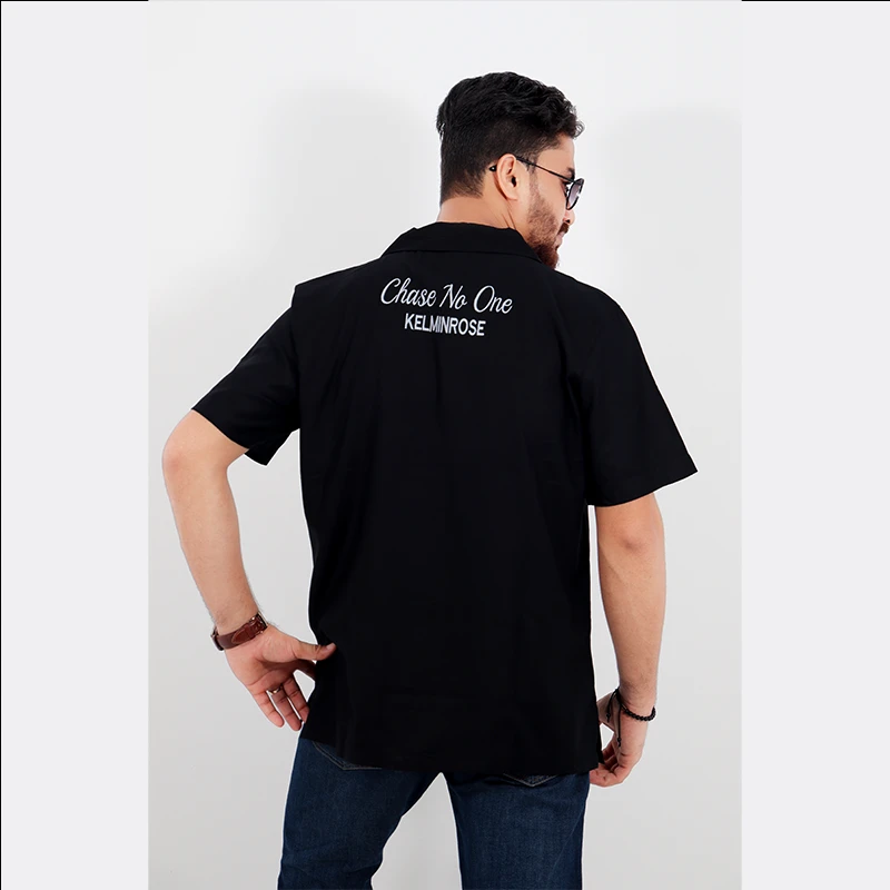 Cuban Premium Shirt Relax Fit Black