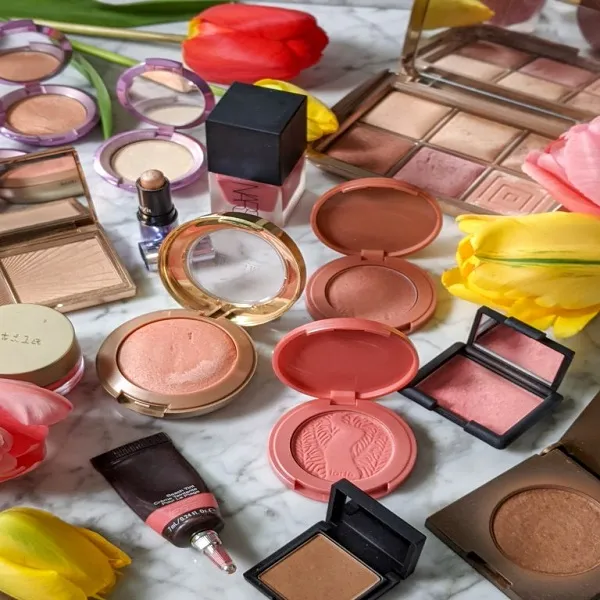 Blush, Highlighter, Bronzer