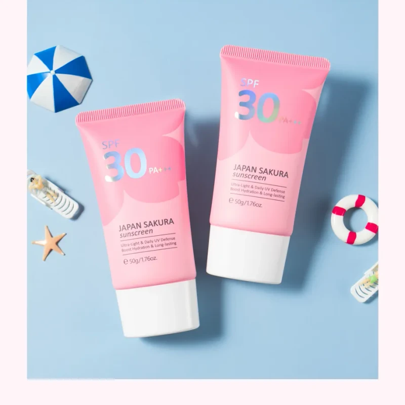 Laikou Japan Sakura Sunscreen Uv Spf50 Pa+++ Sunblock – 50g