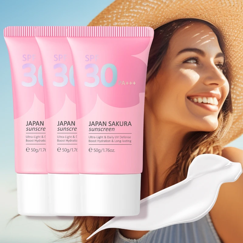 Laikou Japan Sakura Sunscreen Uv Spf50 Pa+++ Sunblock – 50g - Image 4