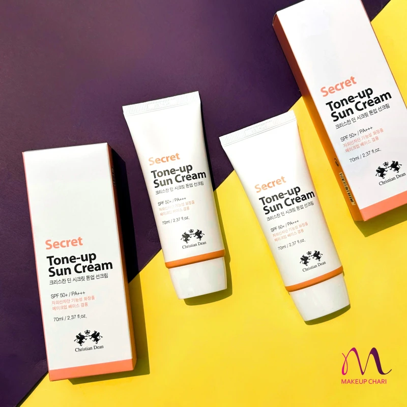 Christian Dean Secret Tone-Up Sun Cream SPF 50 PA+ 70ml - Image 3