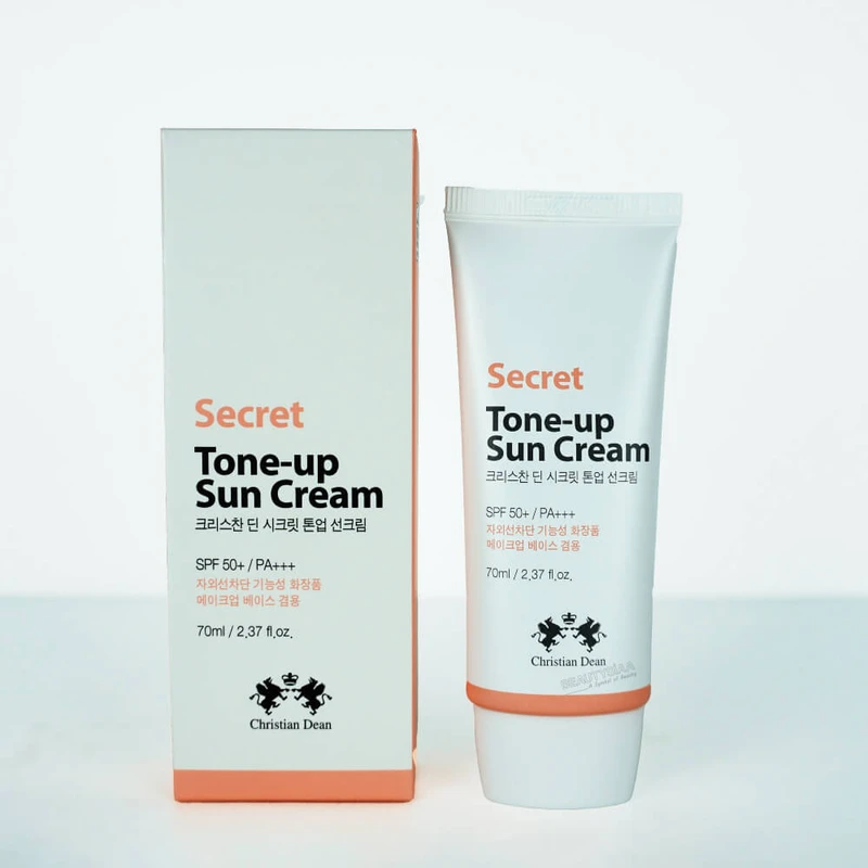 Christian Dean Secret Tone-Up Sun Cream SPF 50 PA+ 70ml - Image 4